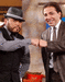 Эйби приглашееная звезда ток-шру кристины Сралегуа с Кристианом Кастро, апрель 2009